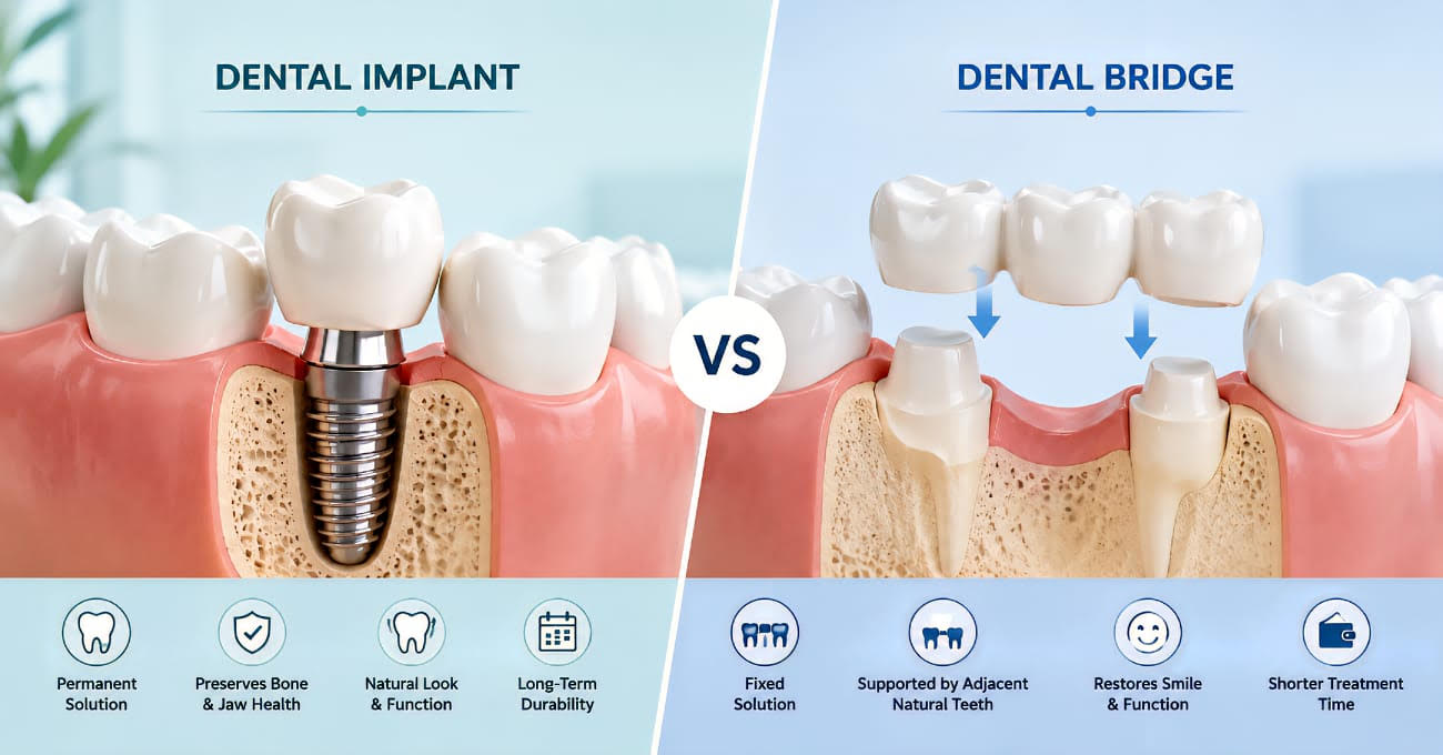 Dental Implants Vs Bridges in Bengaluru: Which is right for you ...